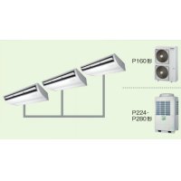岐阜・静岡・愛知・三重・業務用エアコン　東芝　天井吊形　同時トリプル　ワイヤードリモコン　一発節電　ACEC16076A2　P160（6馬力）　スマートエコR　三相200V　
