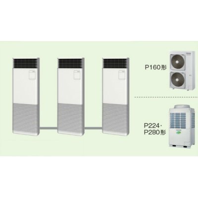 画像1: 岐阜・静岡・愛知・三重・業務用エアコン　東芝　床置き　スタンドタイプ　同時トリプル　AFSE22455B2　P224（8馬力）　スーパーパワーエコキュープ　三相200Ｖ