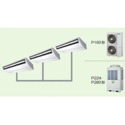画像1: 岐阜・静岡・愛知・三重・業務用エアコン　東芝　天井吊形　同時トリプル　ワイヤレス　リモコン　ACSD28075X2　P280（10馬力）　スーパーパワーエコキュープ　三相200V