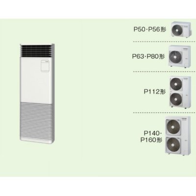 画像1: 岐阜・静岡・愛知・三重・業務用エアコン　東芝　床置き　スタンドタイプ　シングル　AFSA08055B2　P80（3馬力）　スーパーパワーエコキュープ　三相200Ｖ