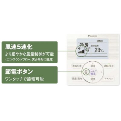 画像3: 岐阜・静岡・愛知・三重・業務用エアコン　ダイキン　天吊ワンダ風流（センシング）タイプ　ワイヤレス　ペアタイプ　SZYU63CBNV　63形（2.5馬力）　ZEASシリーズ　単相200V　