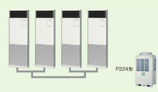 画像1: 岐阜・静岡・愛知・三重・業務用エアコン　東芝　床置き　スタンドタイプ　同時ダブルツイン　AFSF22455B2　P224（8馬力）　スーパーパワーエコキュープ　三相200Ｖ (1)