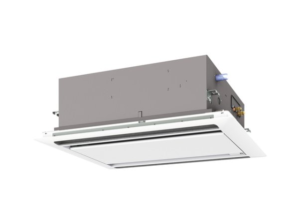 画像1: 岐阜・静岡・愛知・三重・業務用エアコン 三菱 寒冷地向けエアコン てんかせ2方向 標準シングル 標準パネル PLZ-HRP140LF 140形(5馬力) 三相200V 寒冷地向けインバーターズバ暖スリム (1)